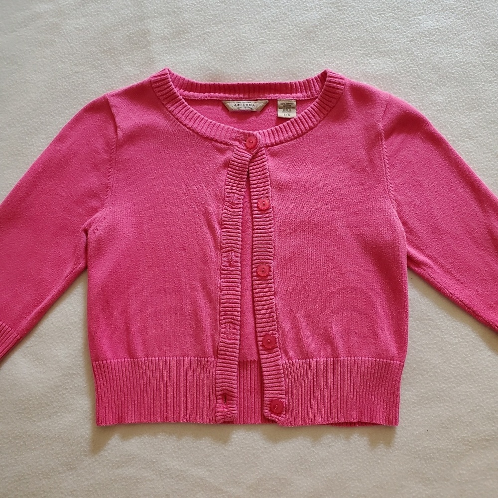 Arizona Jean Company pink cropped cardigan
